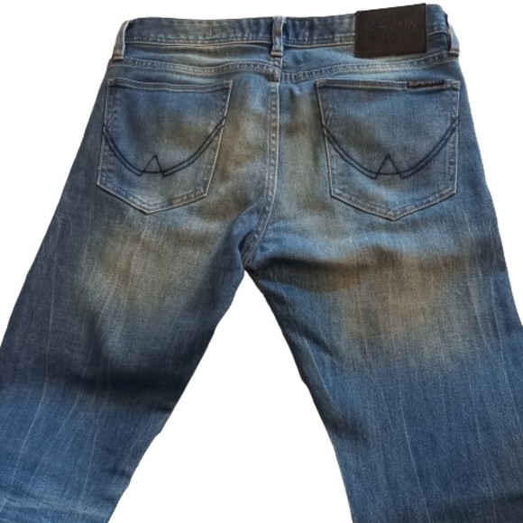 Superdry 30W 34L Copper Denim Skinny Vintage Style Blue Jeans - Picture 4 of 8